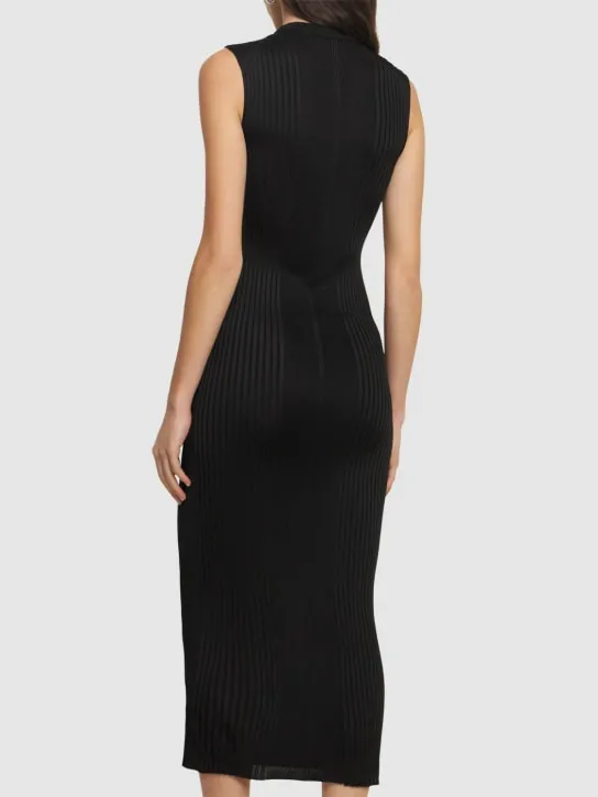 Jil Sander   Sleeveless jersey midi dress 