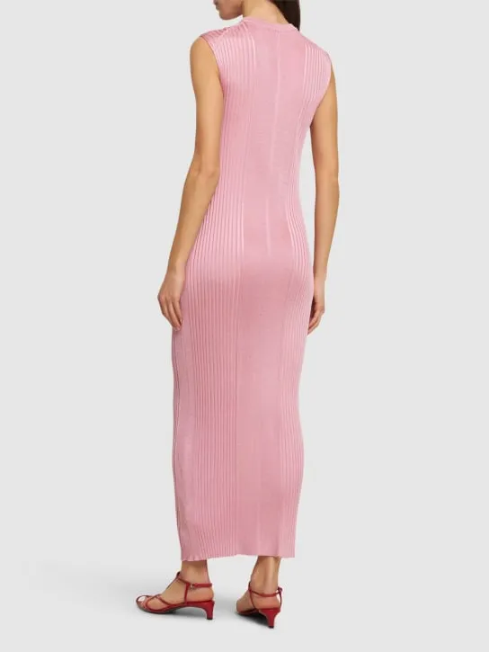 Jil Sander   Sleeveless jersey midi dress 