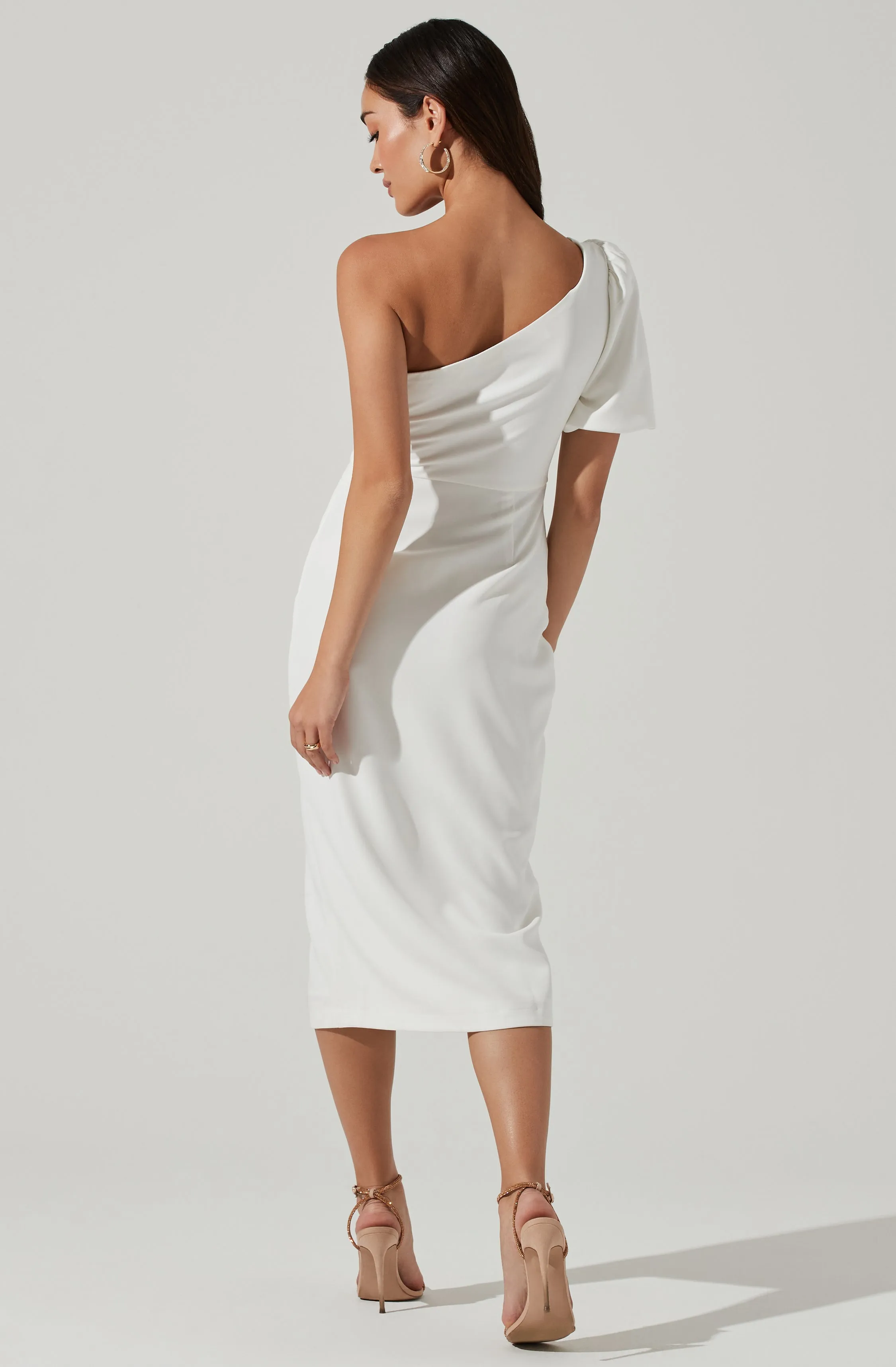 Joelle One Shoulder Midi Dress