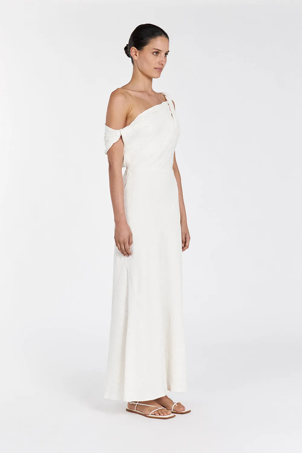 JOLIE CREAM MARLE MIDI DRESS