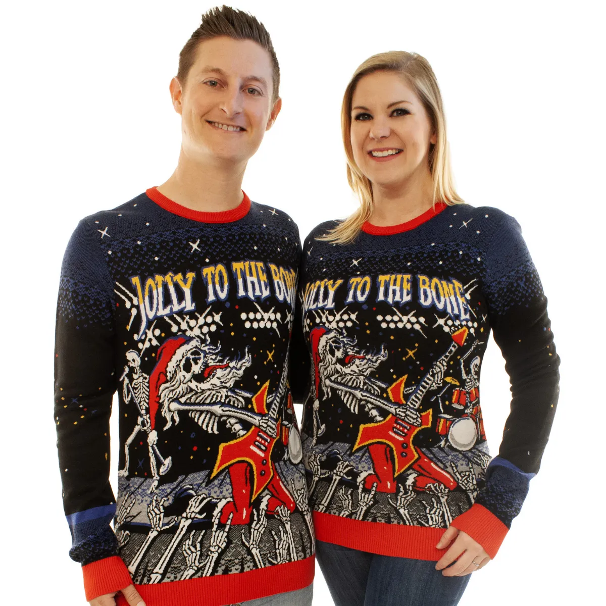 Jolly to the Bone | Ugly Christmas Sweater For Men & Women | Unisex Sizing