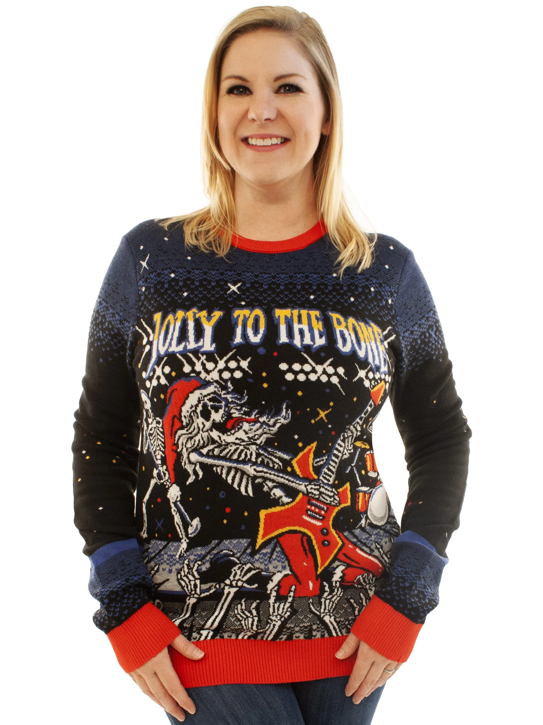 Jolly to the Bone | Ugly Christmas Sweater For Men & Women | Unisex Sizing