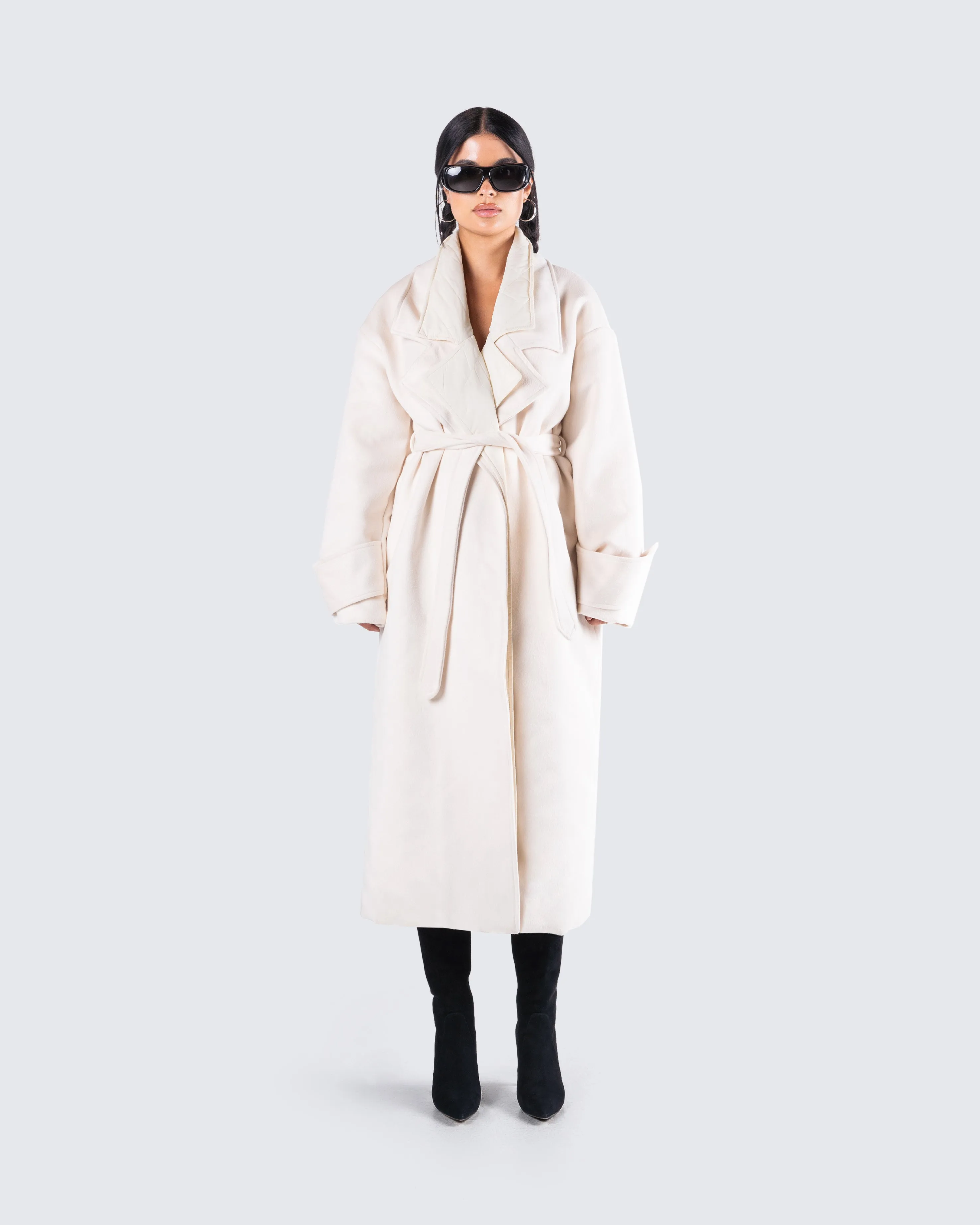 Julian Cream Maxi Coat