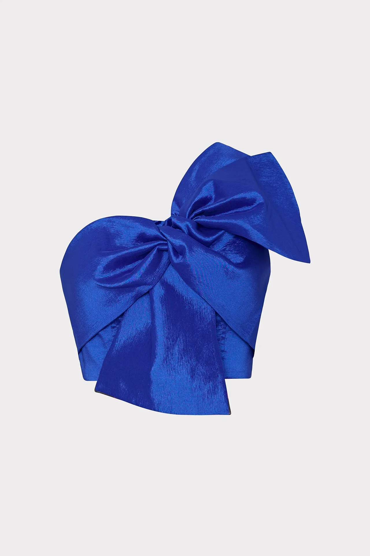 Laney Bow Taffeta Crop Top