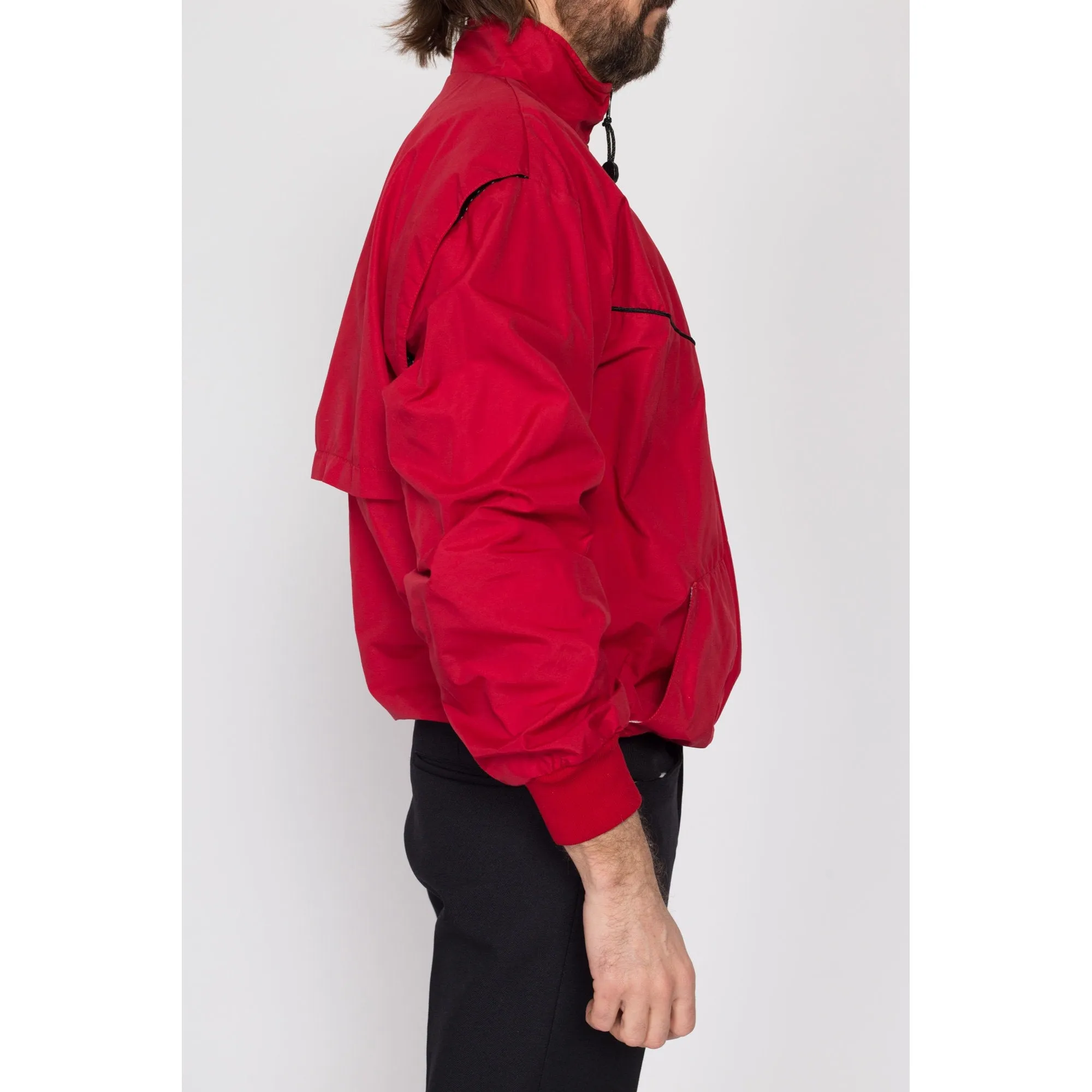 Large 90s Ragu "Rich & Meaty" Red Windbreaker