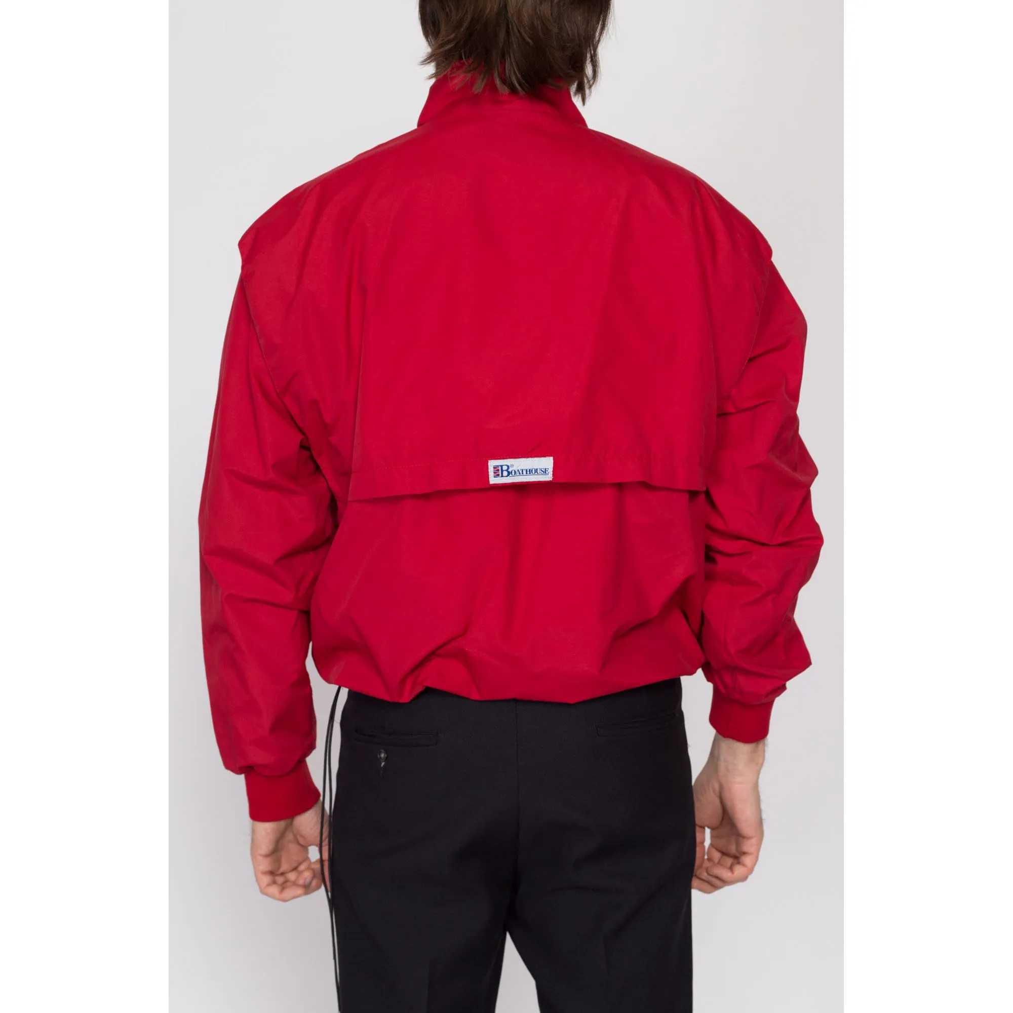 Large 90s Ragu "Rich & Meaty" Red Windbreaker