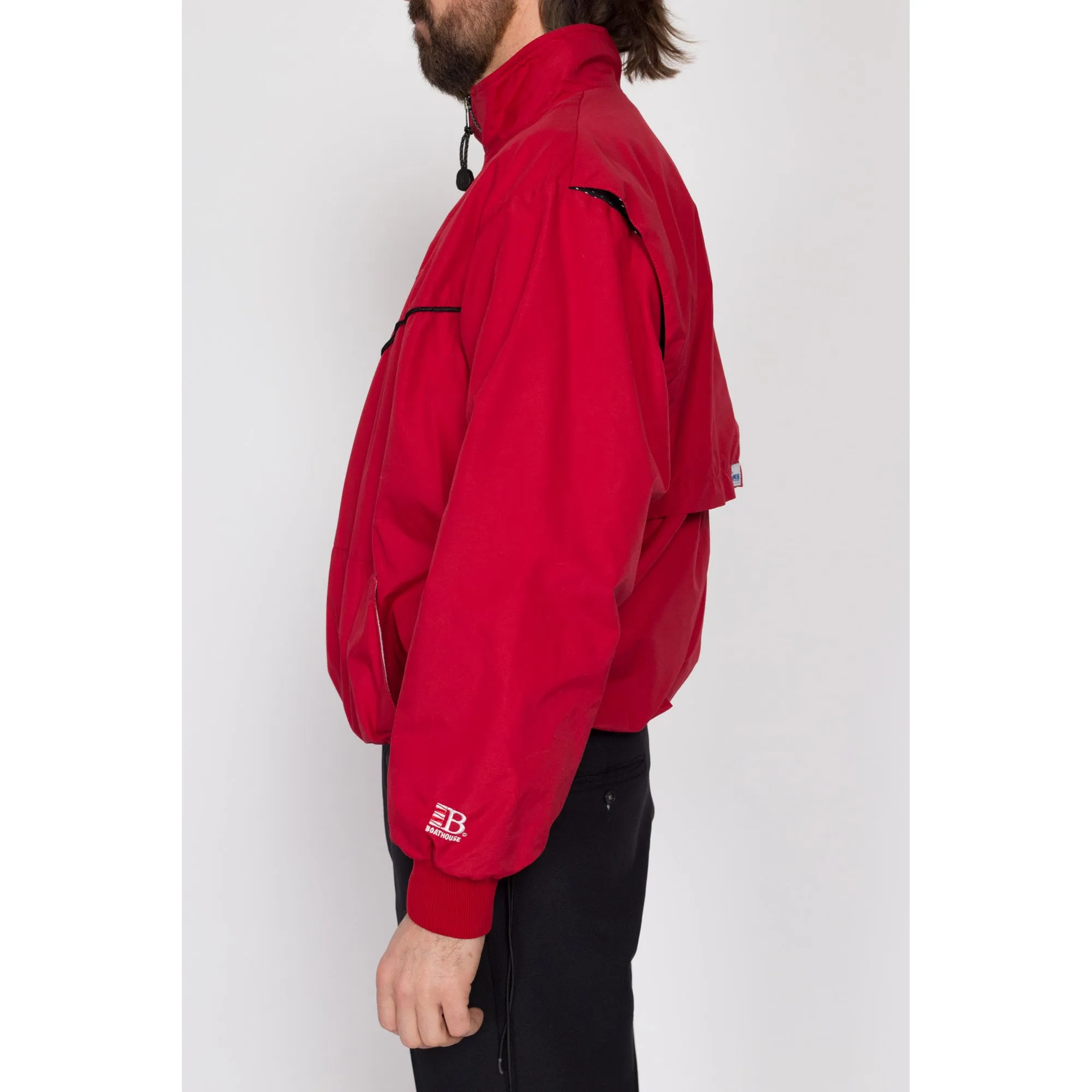 Large 90s Ragu "Rich & Meaty" Red Windbreaker