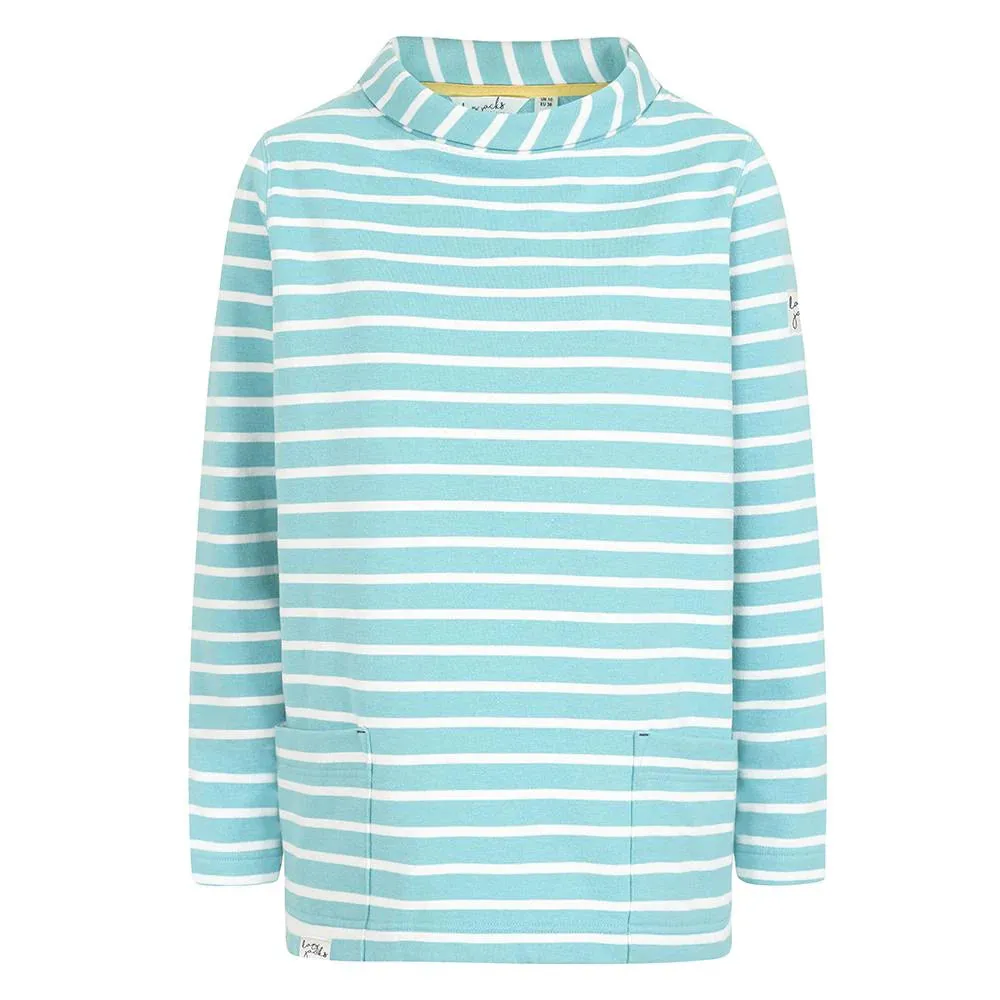 Lazy Jacks Striped Roll Neck Sweatshirt LJ94S