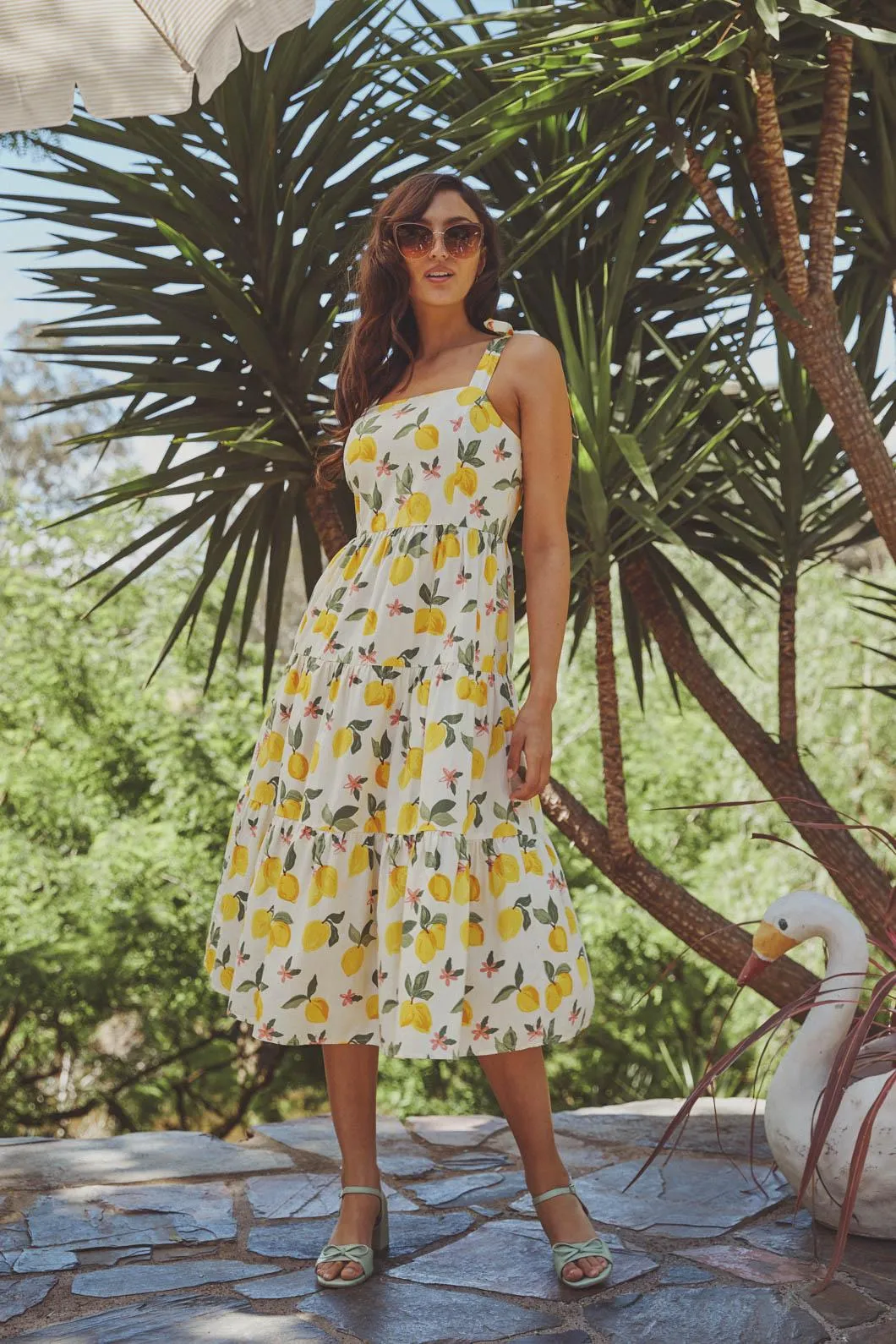 Lemon Midi Dress