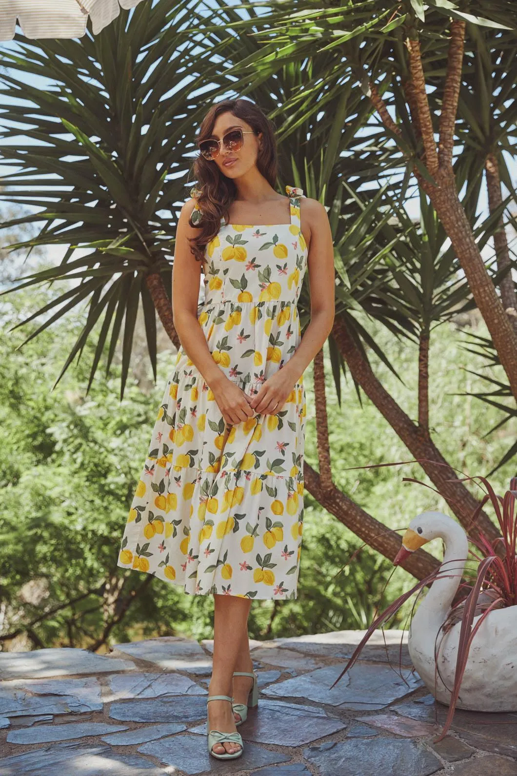 Lemon Midi Dress