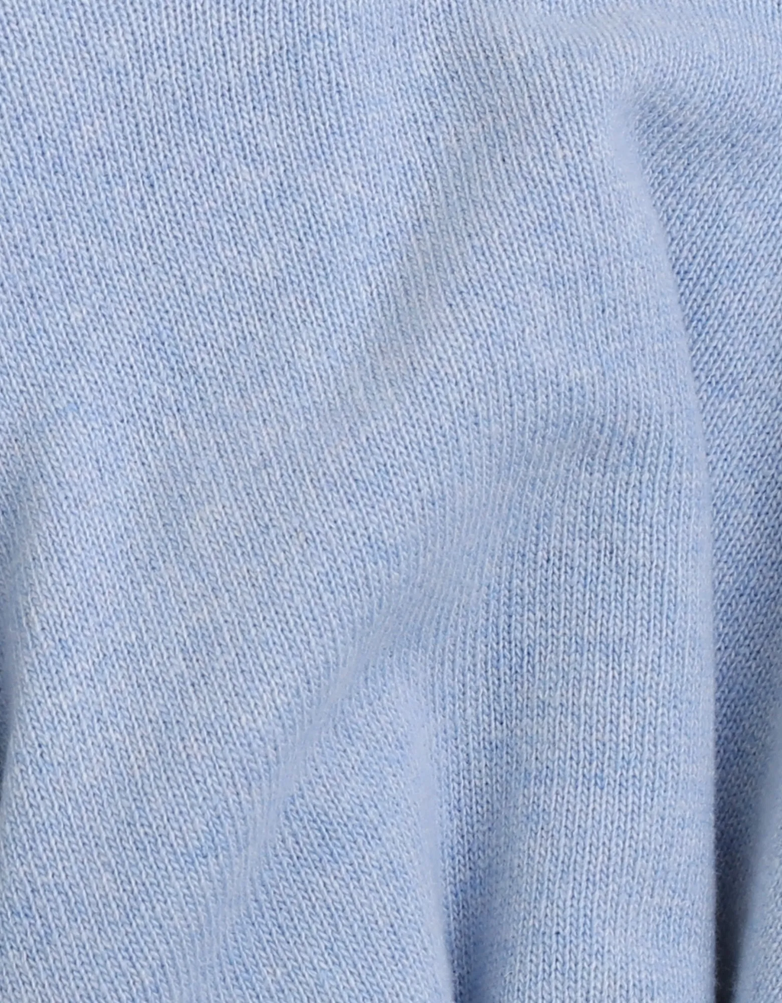 Light Merino Wool Crew - Polar Blue