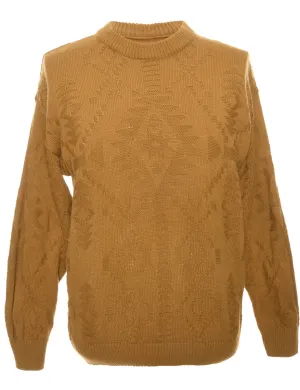 Long Sleeved Mustard Jumper - S