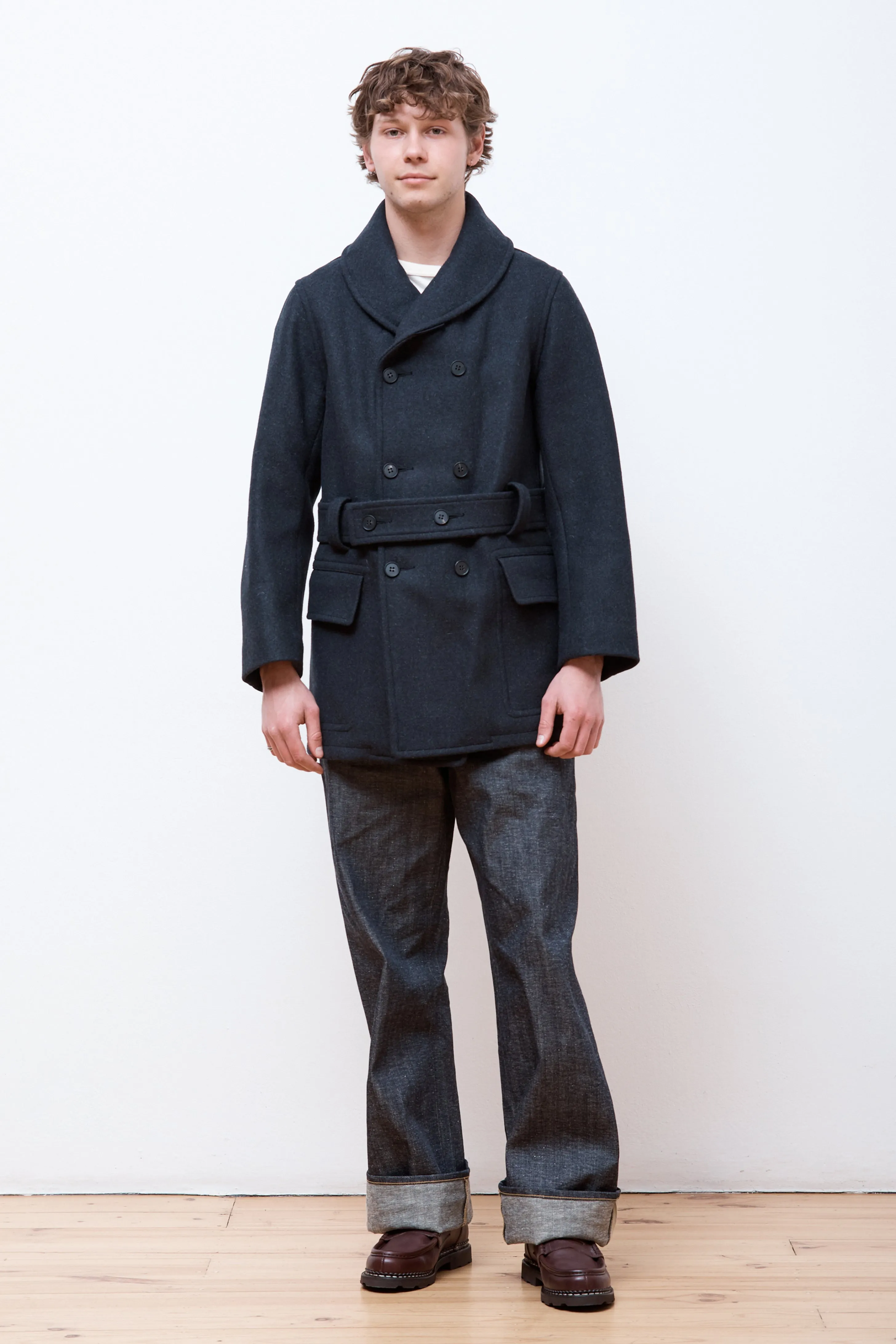 Lot.410 Mackinaw Coat Charcoal