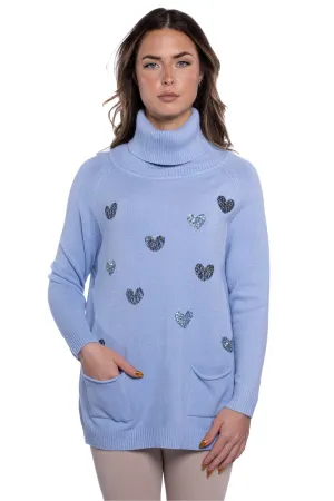 LS T-NECK WITH HEARTS