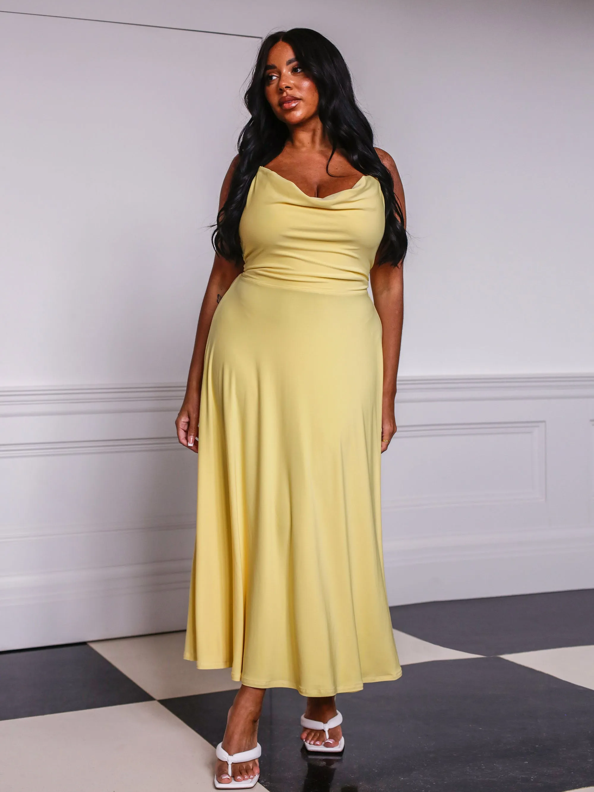 Lulah Drape Maxi Dress