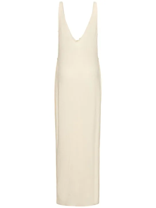 Magda Butrym   Jersey midi dress w/ roses 