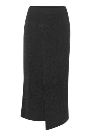 MANZIGZ SKIRT | DEEP GRAPHITE MELANGE