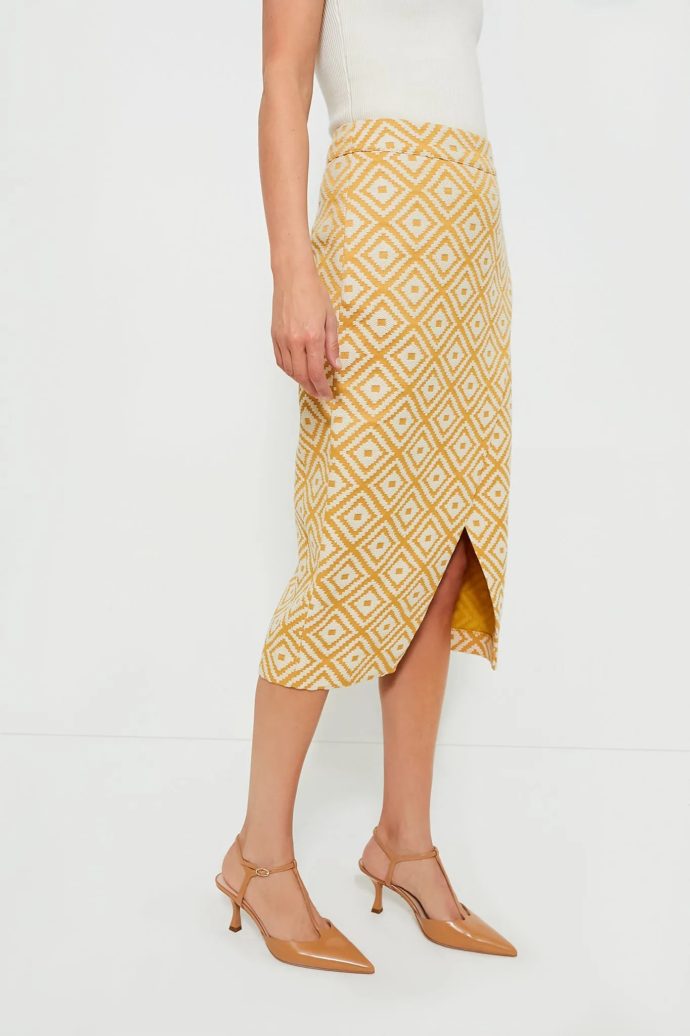 Marigold Tweed Margo Skirt