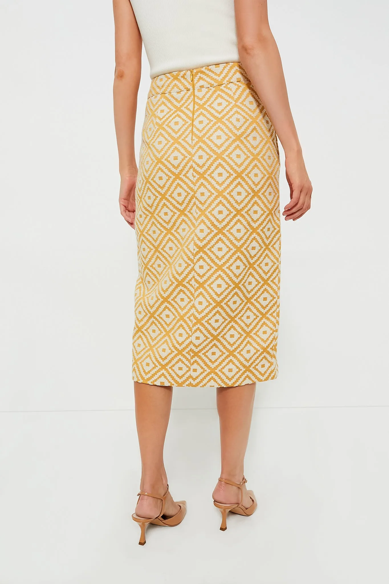 Marigold Tweed Margo Skirt