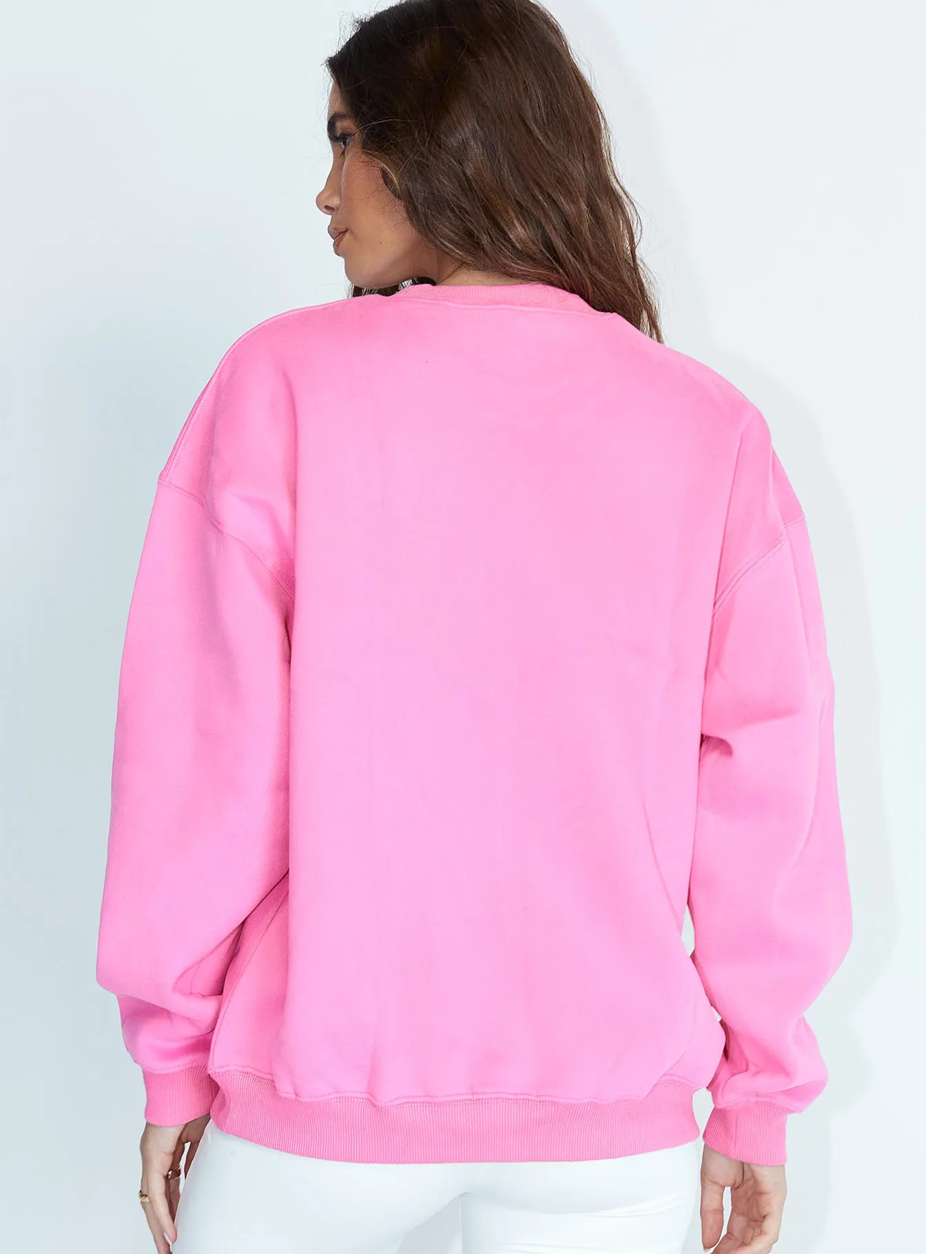 Match My Energy Crewneck Jumper/Sweater Pink