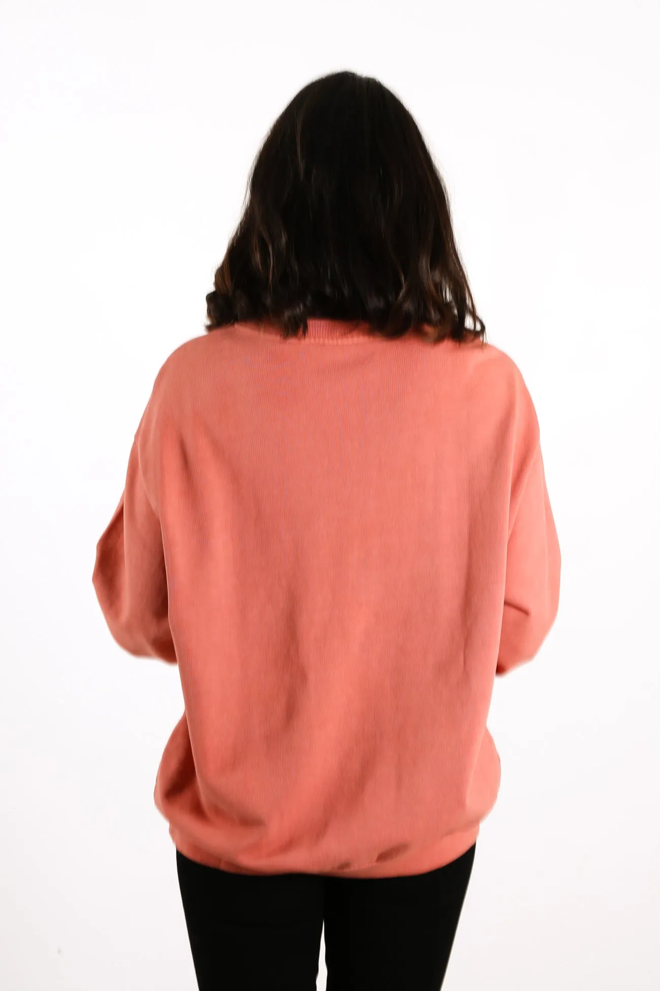 Melrose Garment Dye Slouchy Crewneck Aragon