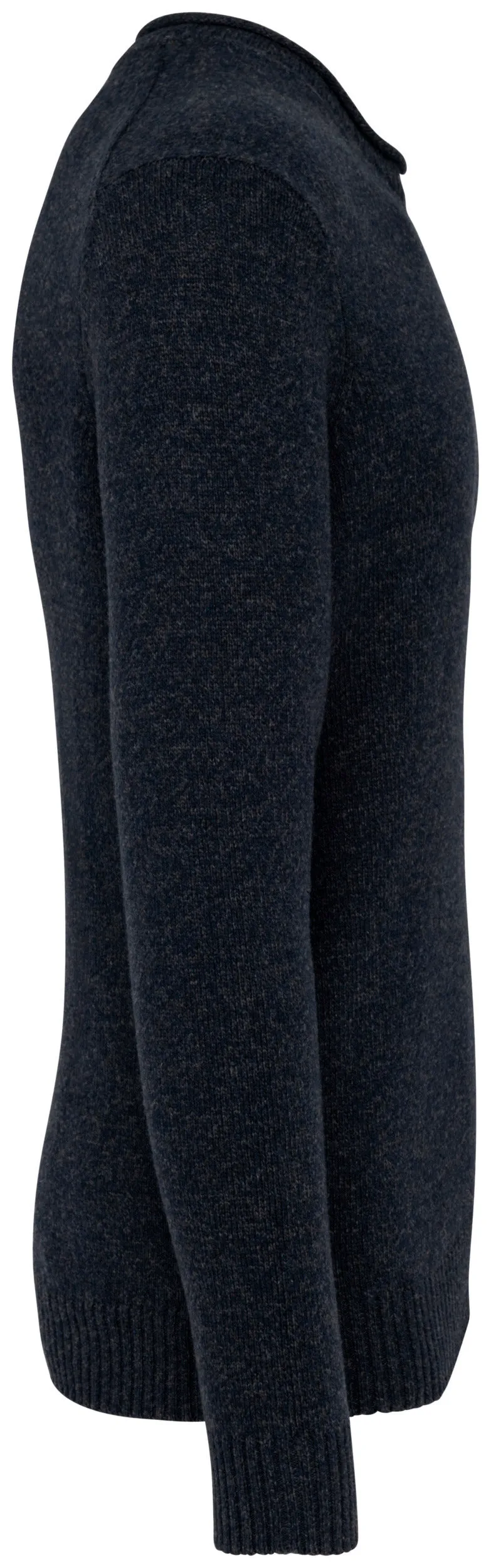 Men's Raw Edge Merino Wool Jumper - 370 g/m² - NS910