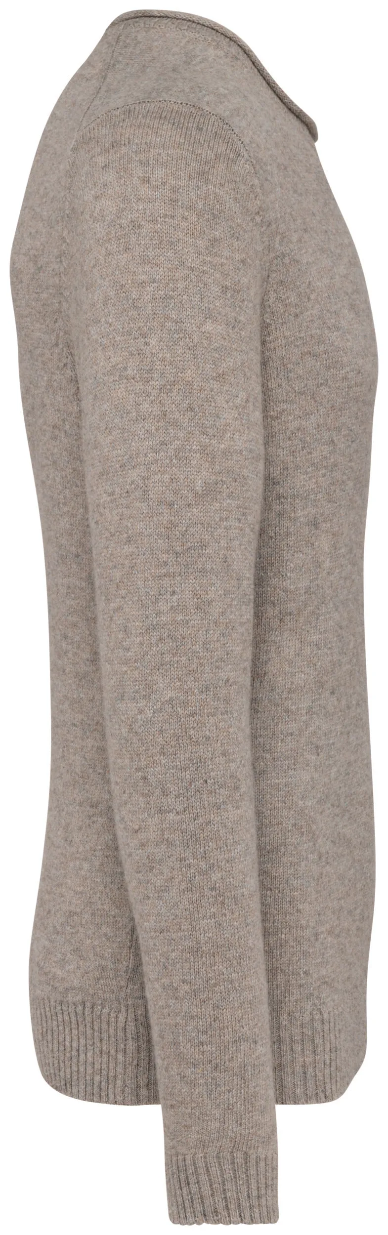 Men's Raw Edge Merino Wool Jumper - 370 g/m² - NS910