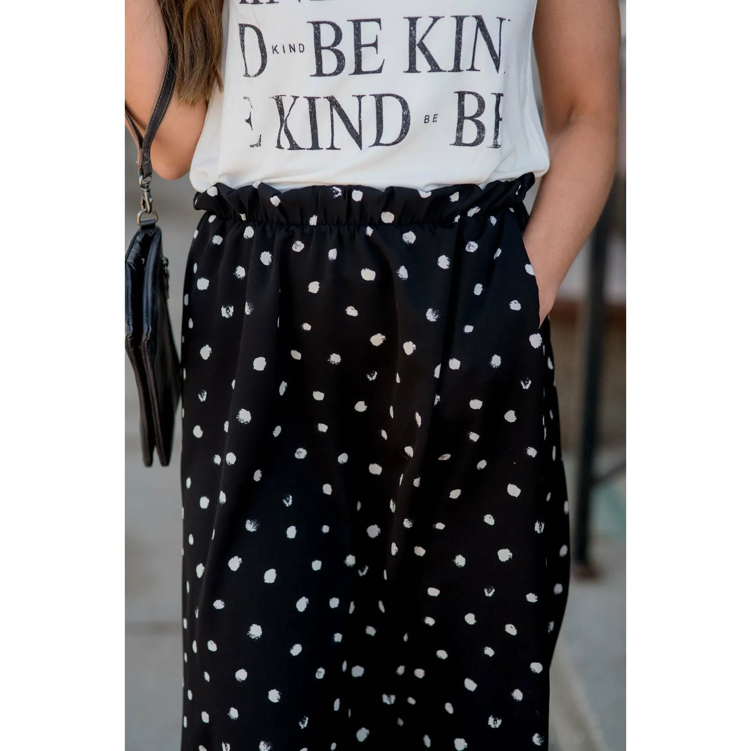 Midi Dot Skirt