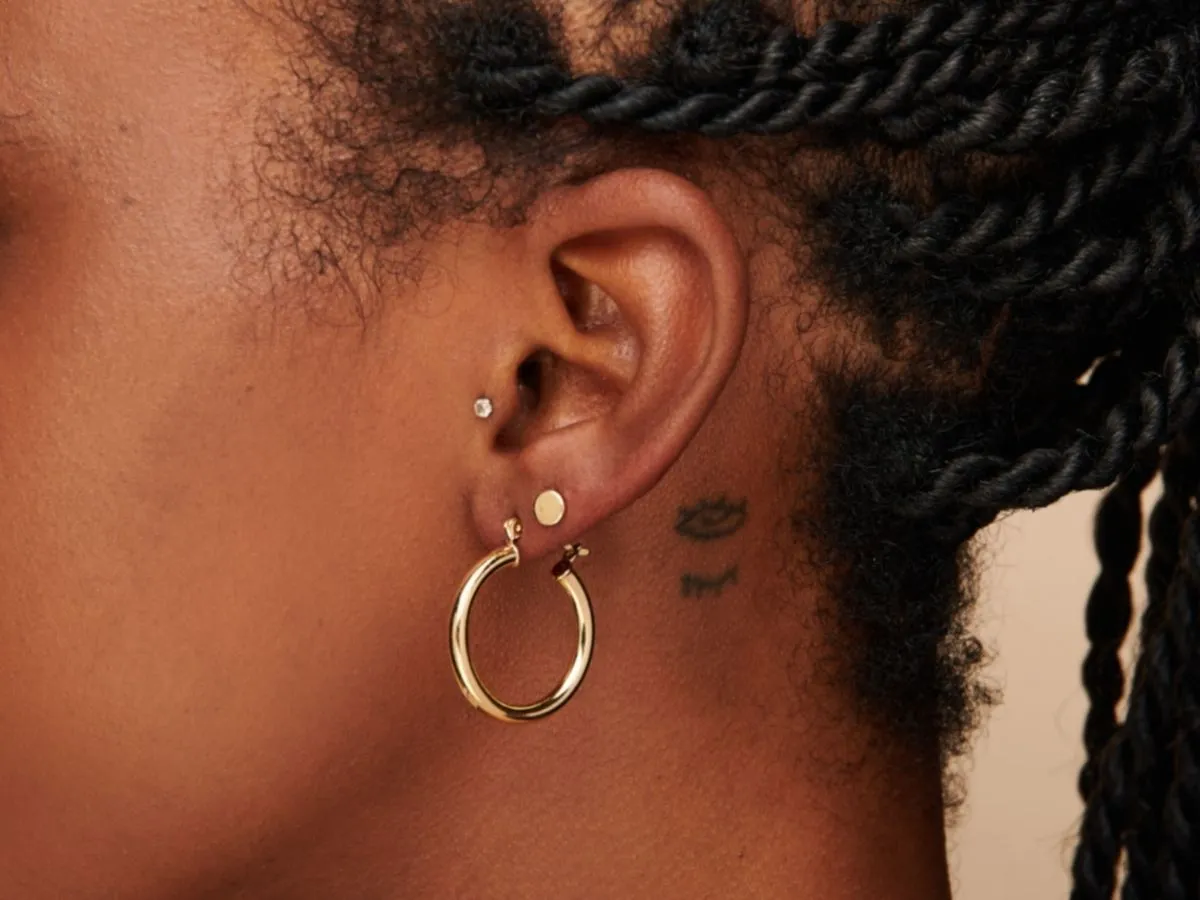 Midi Gold Filled Hoops