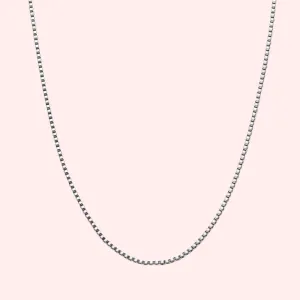 Mini Box Chain Hypoallergenic Necklace