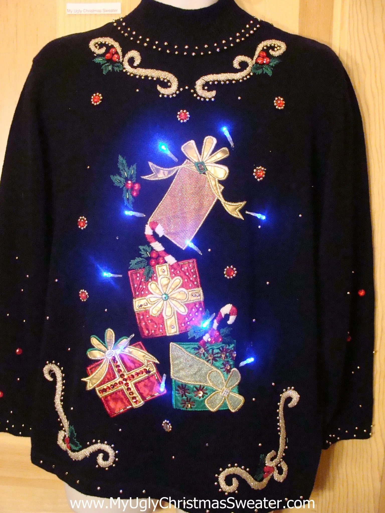 Need to Buy Christmas Sweaters? Light Up Sweater Tumbling Gifts with Bling