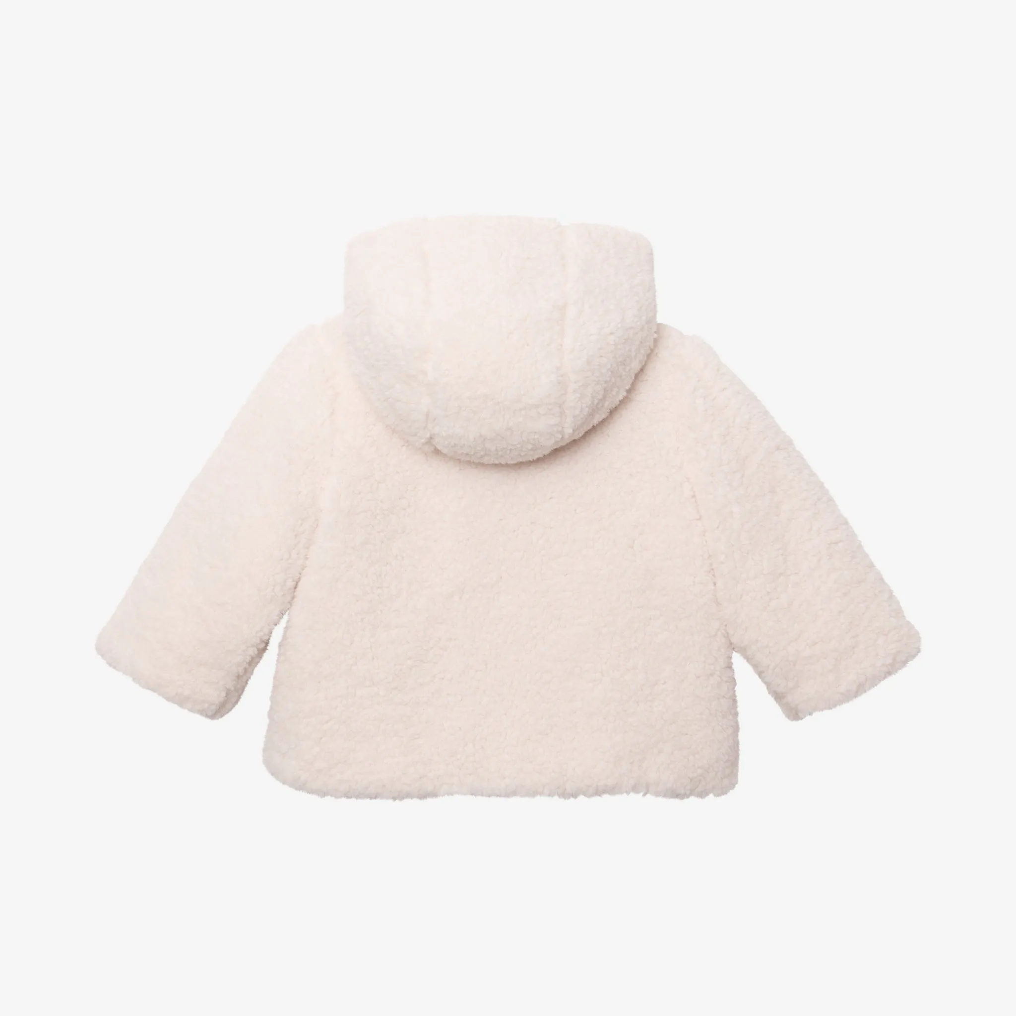 Newborn girls' off white jacket