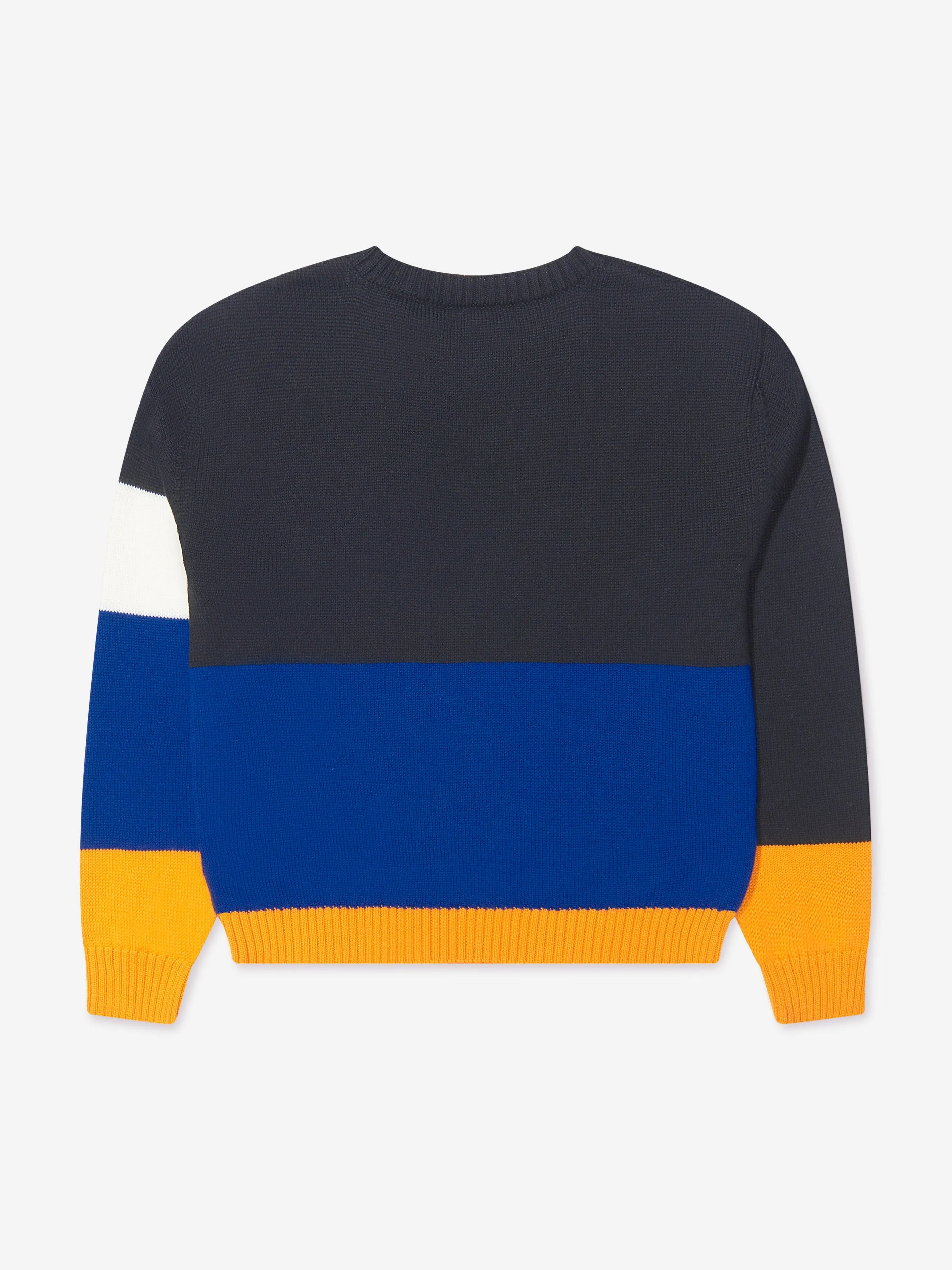 Off-White Boys Colourblock Wool Knit Jumper