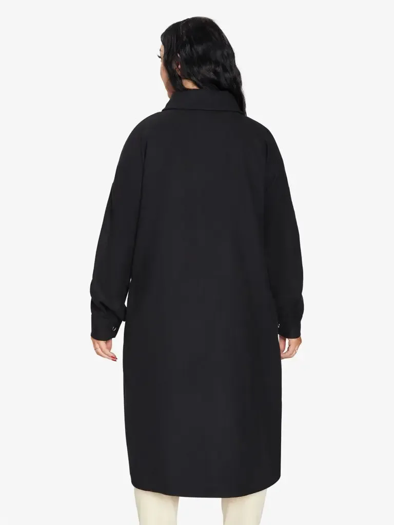 Oversized Longline Shacket