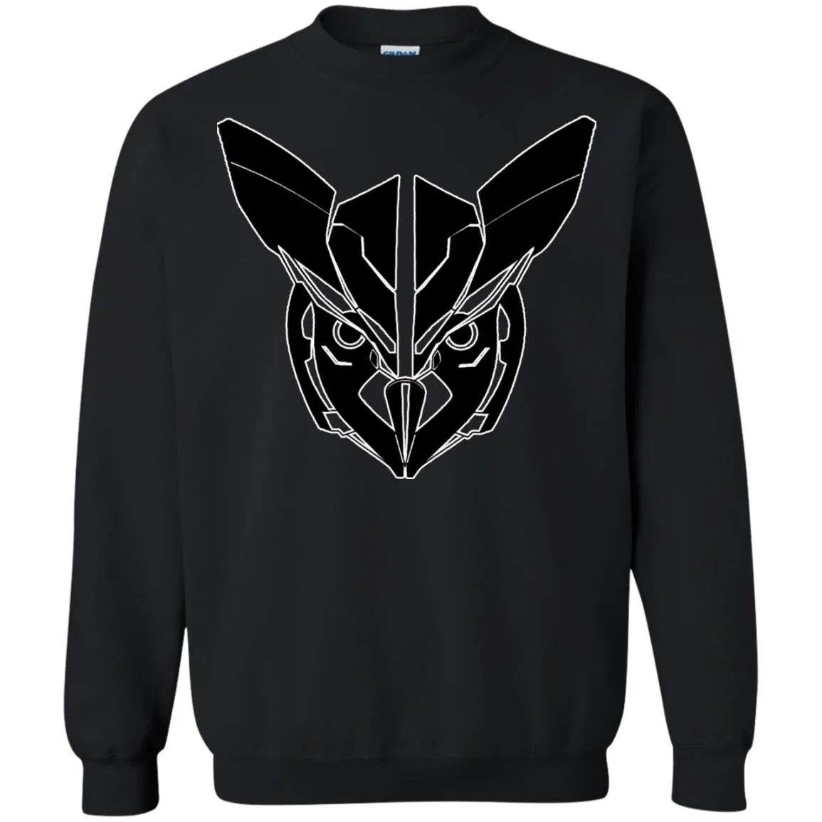 Owl Face Transformers Crewneck Pullover.