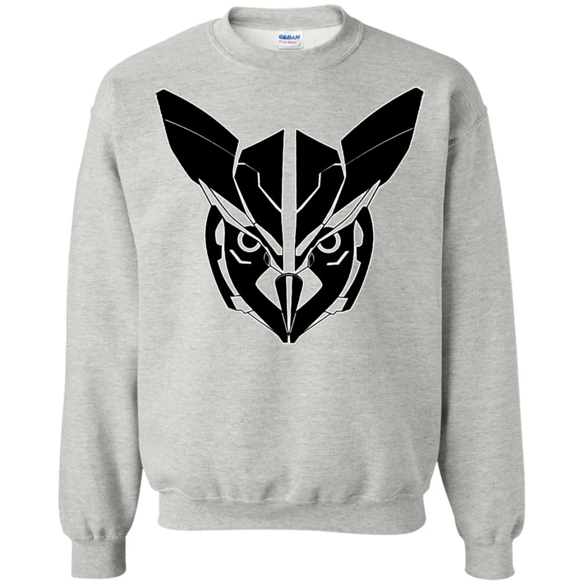 Owl Face Transformers Crewneck Pullover.