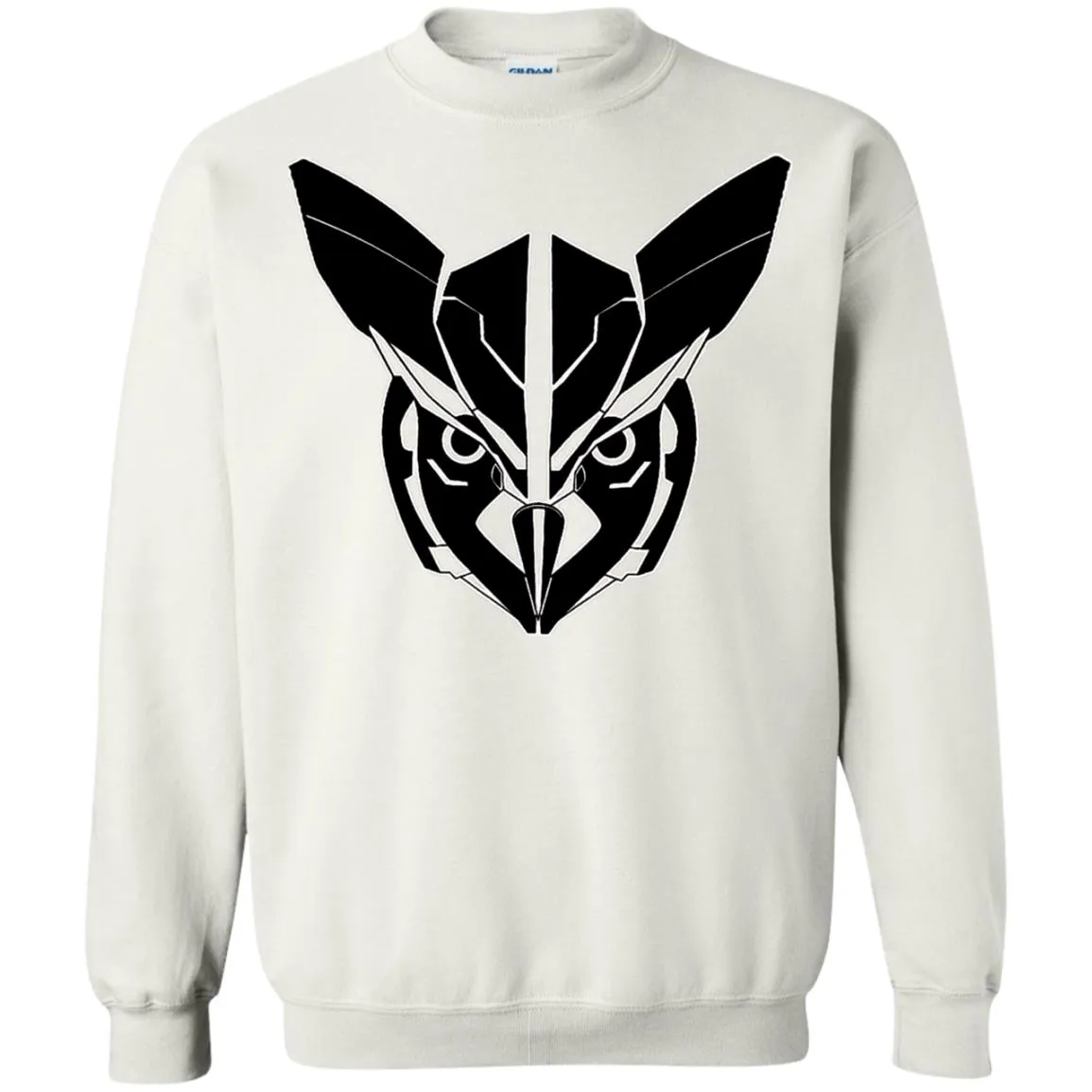 Owl Face Transformers Crewneck Pullover.