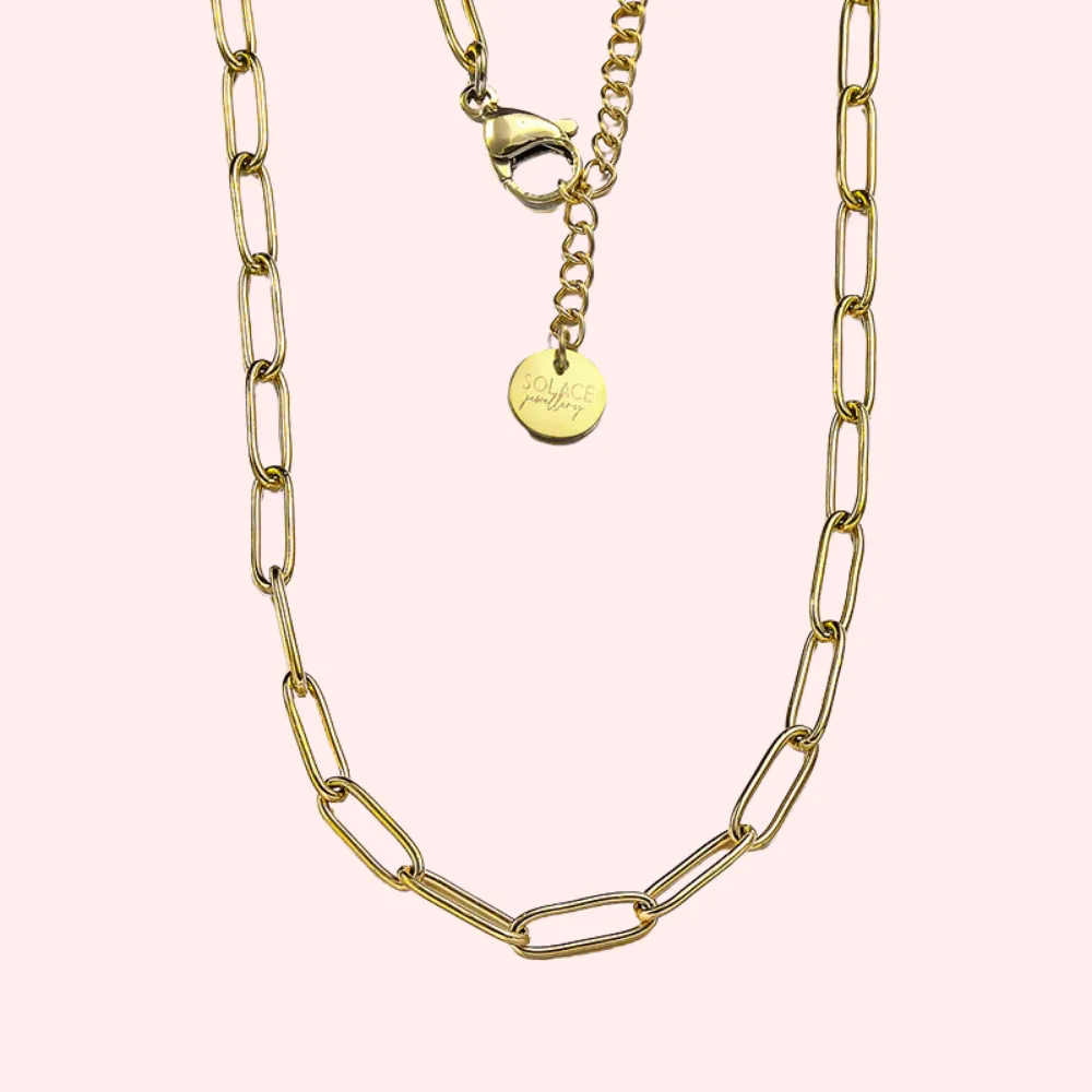 Paperclip Chain Hypoallergenic Necklace