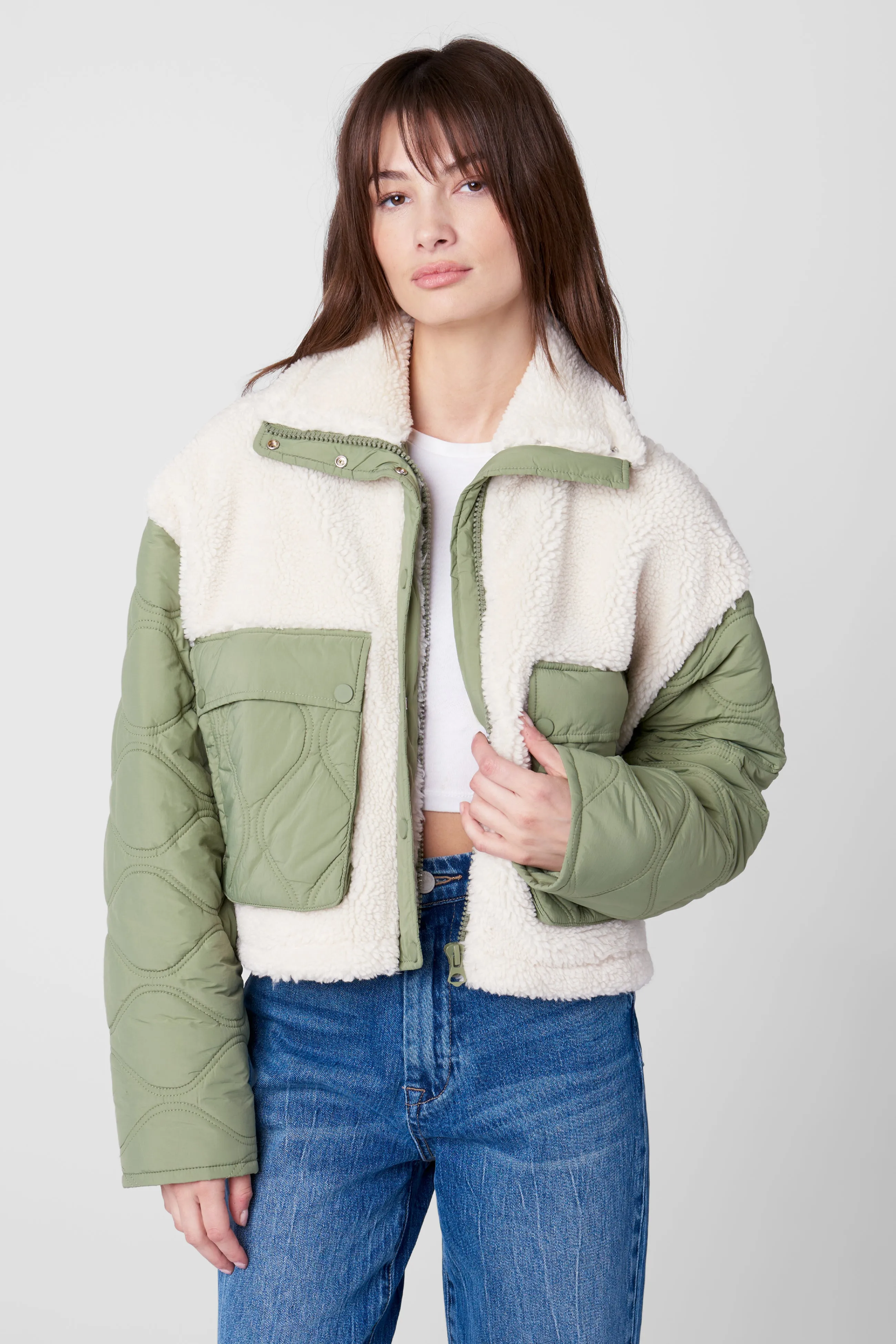 Perfect Getaway Sherpa x Quilted Jacket