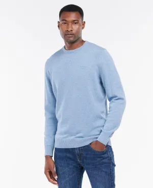 Pima Cotton Crew Neck Sweater - Dark Chambray