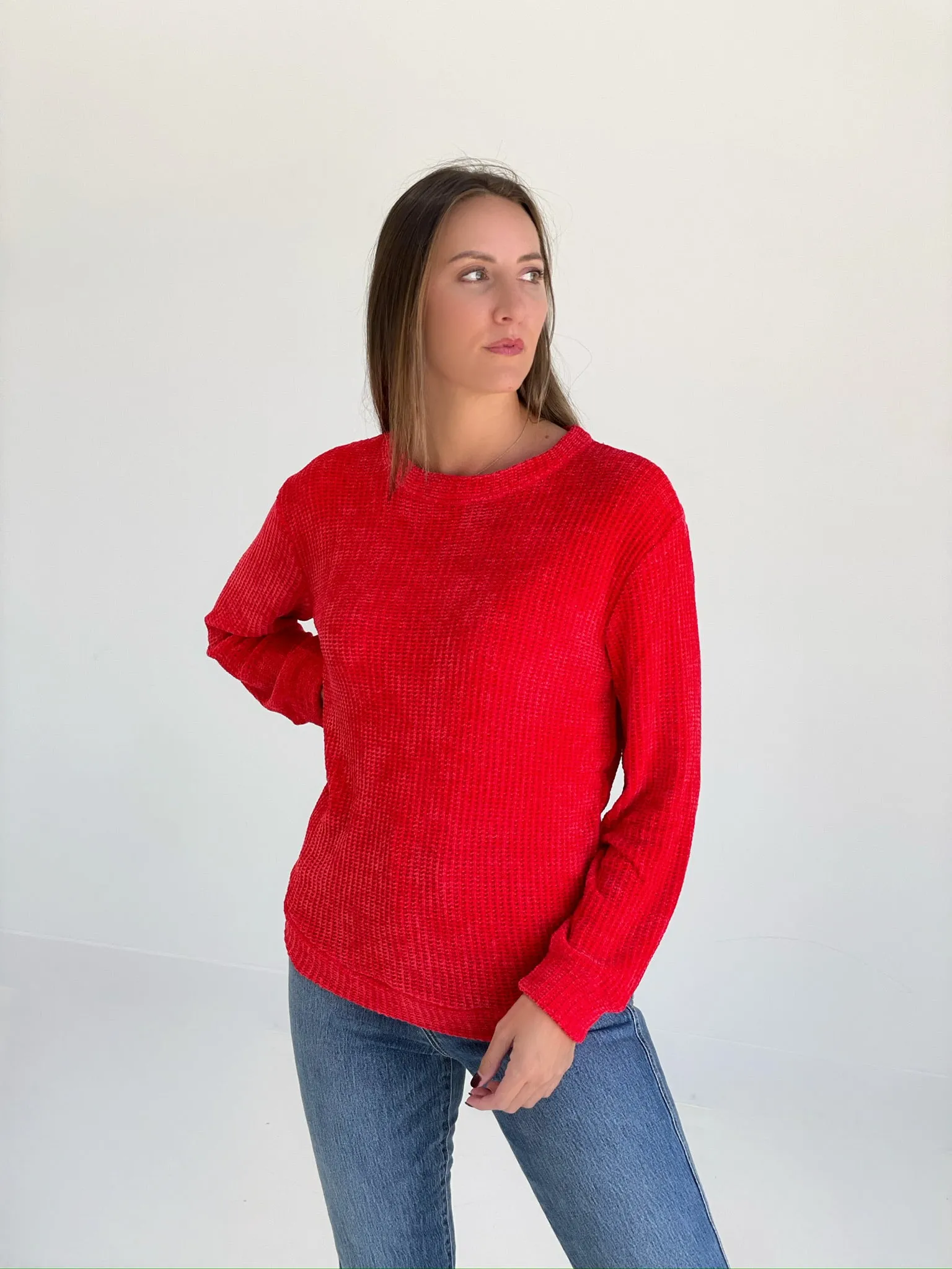 Placeholder Sweater - Ruby