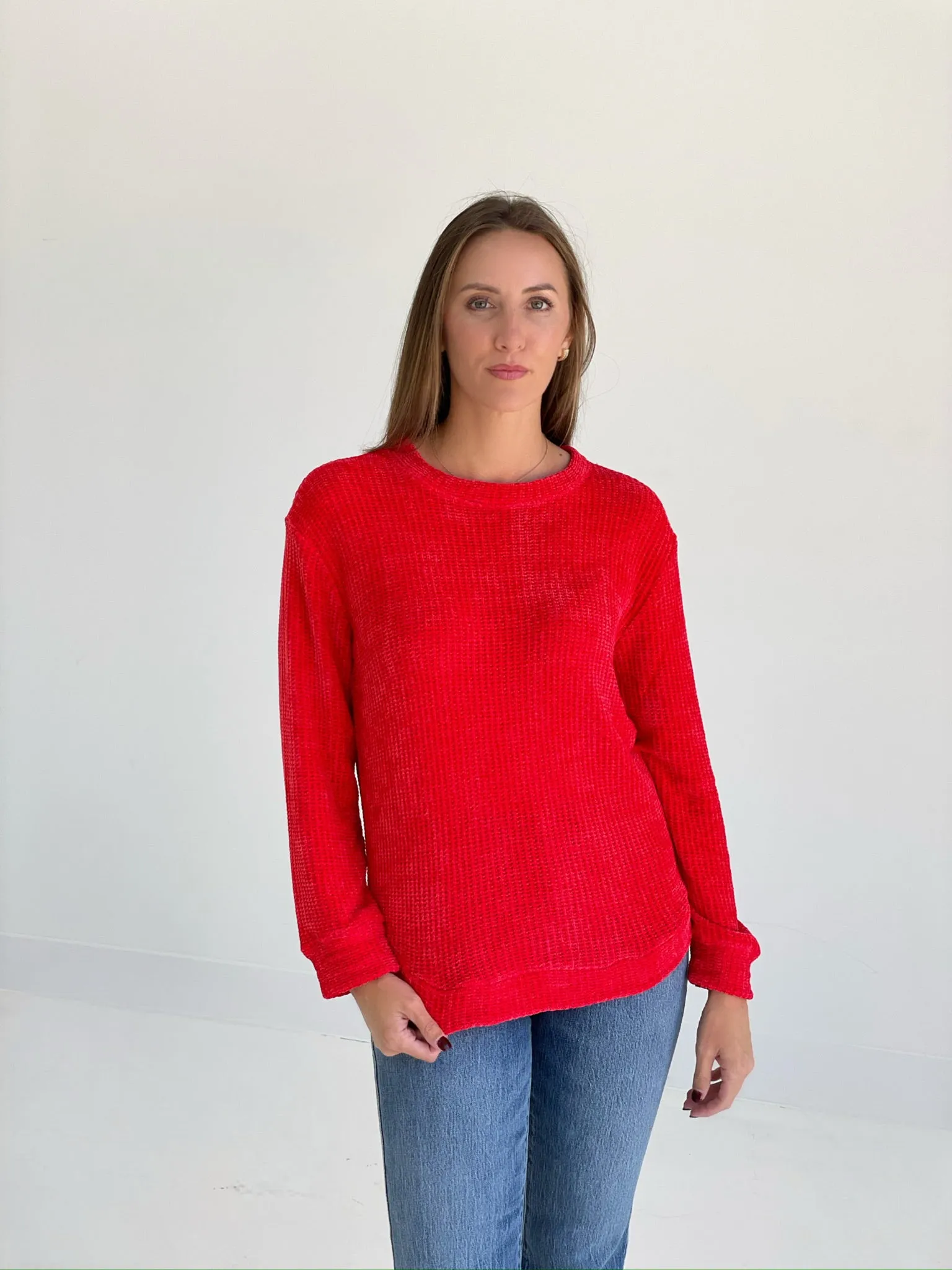 Placeholder Sweater - Ruby