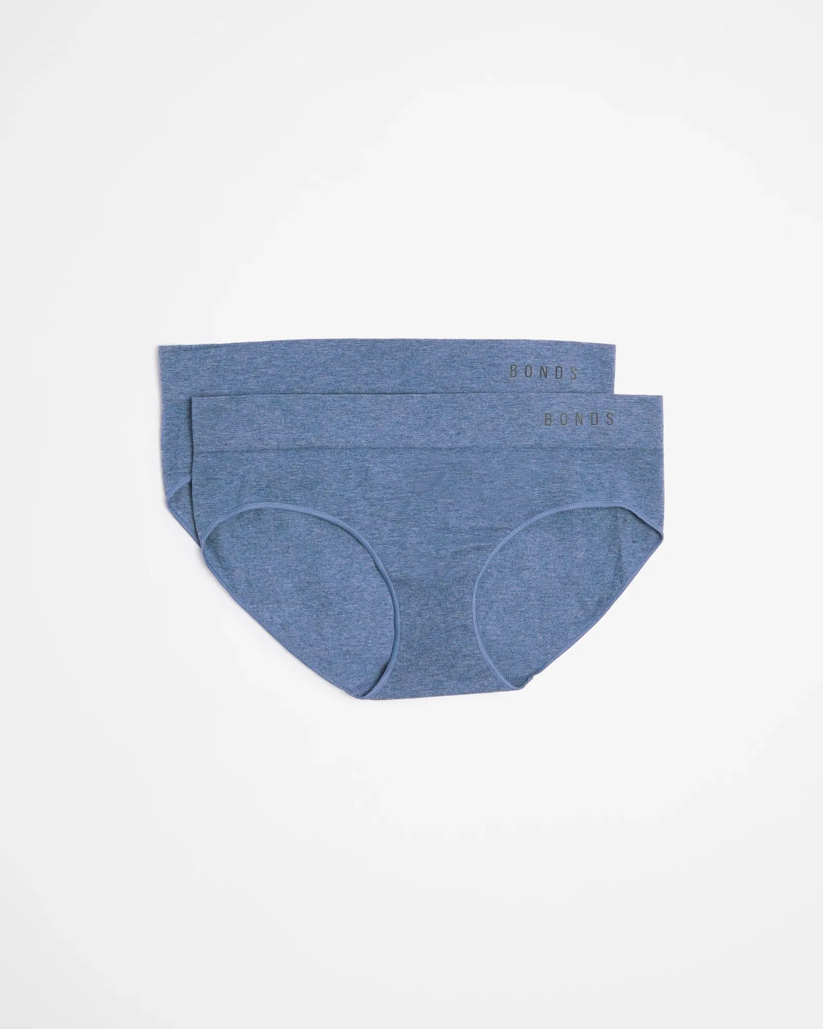 popular  Bonds 2 Pack Seamless Midi Briefs - Denim Marle