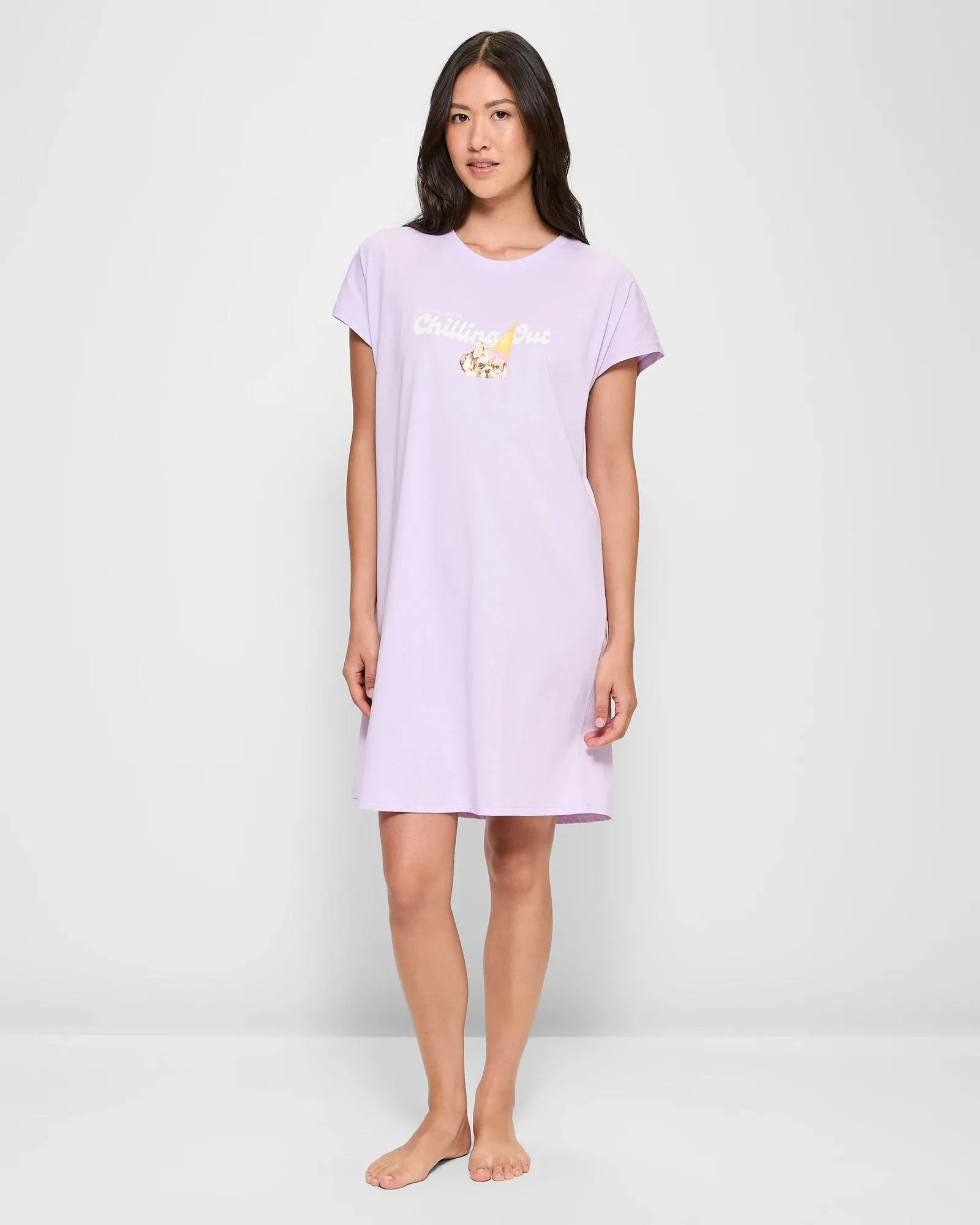 popular  Print Sleep T-Shirt Nightie