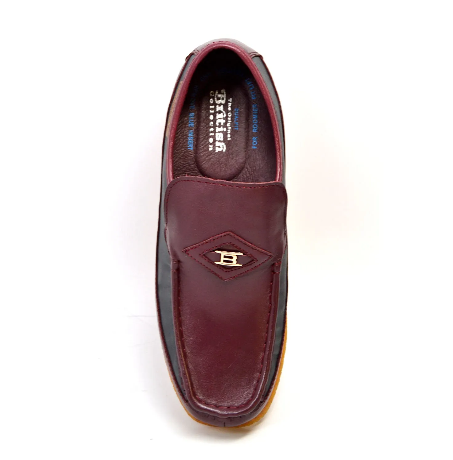 Power 1 Hand Crafted Leather Shoes with Leather Inner Lining - Power 1 by British Collection