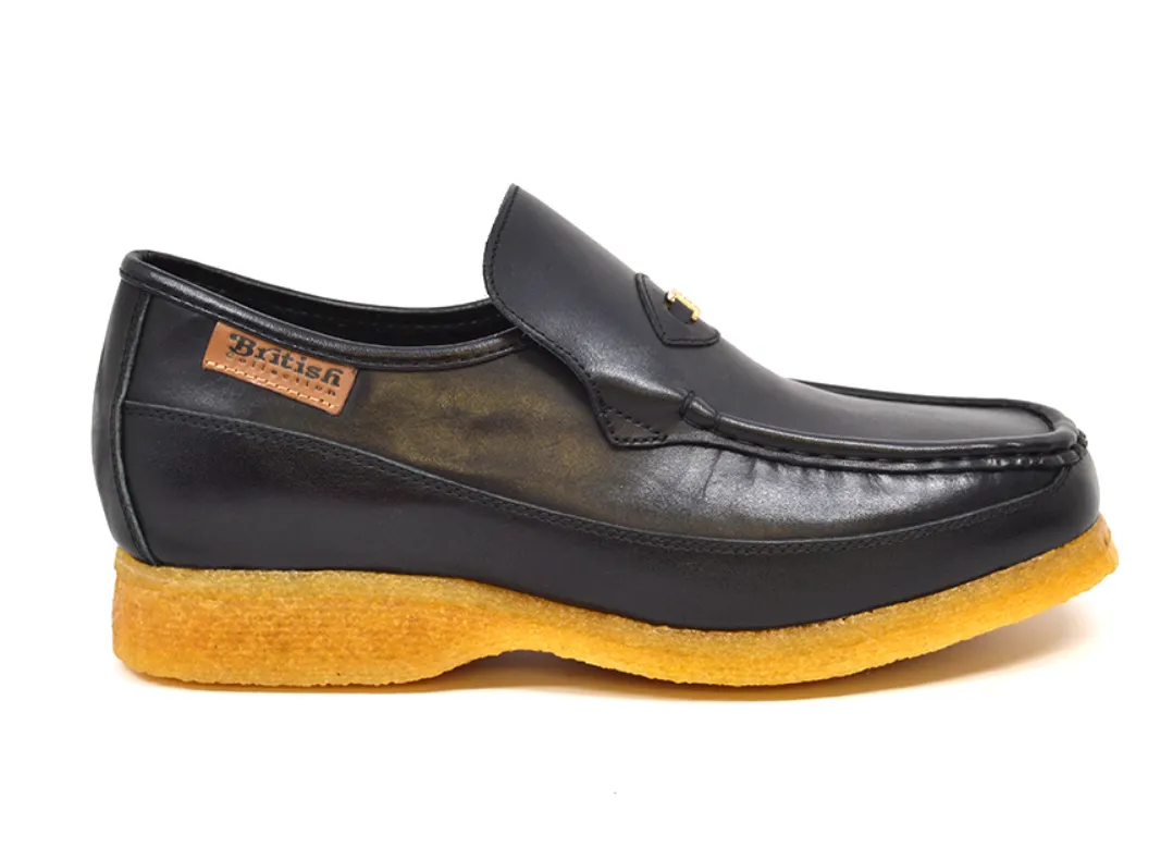 Power 1 Hand Crafted Leather Shoes with Leather Inner Lining - Power 1 by British Collection