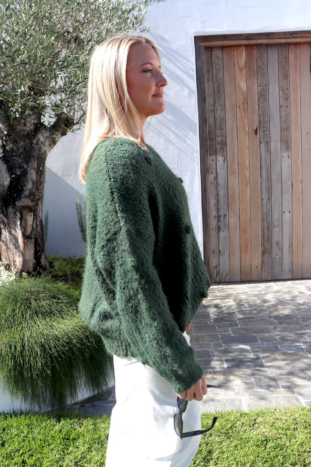 Promise Sweater in Forest Green