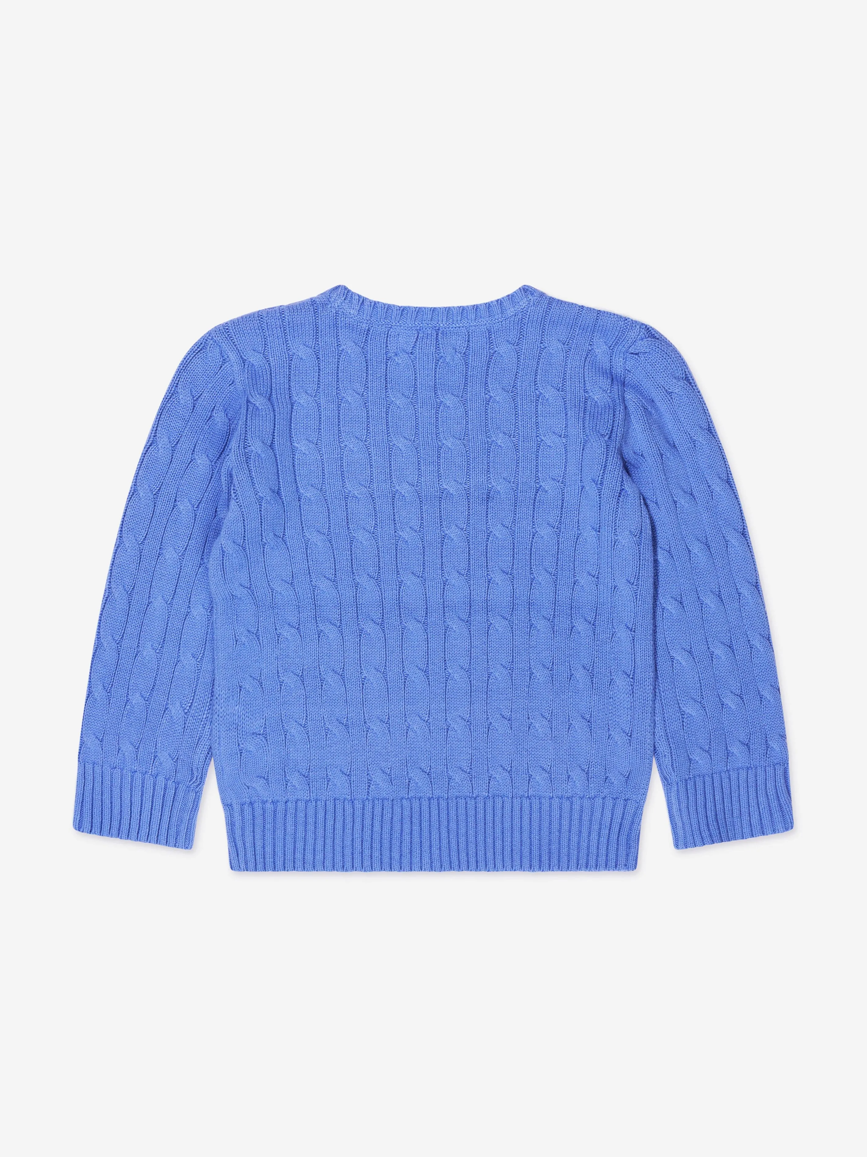 Ralph Lauren Boys Cable Knit Logo Jumper