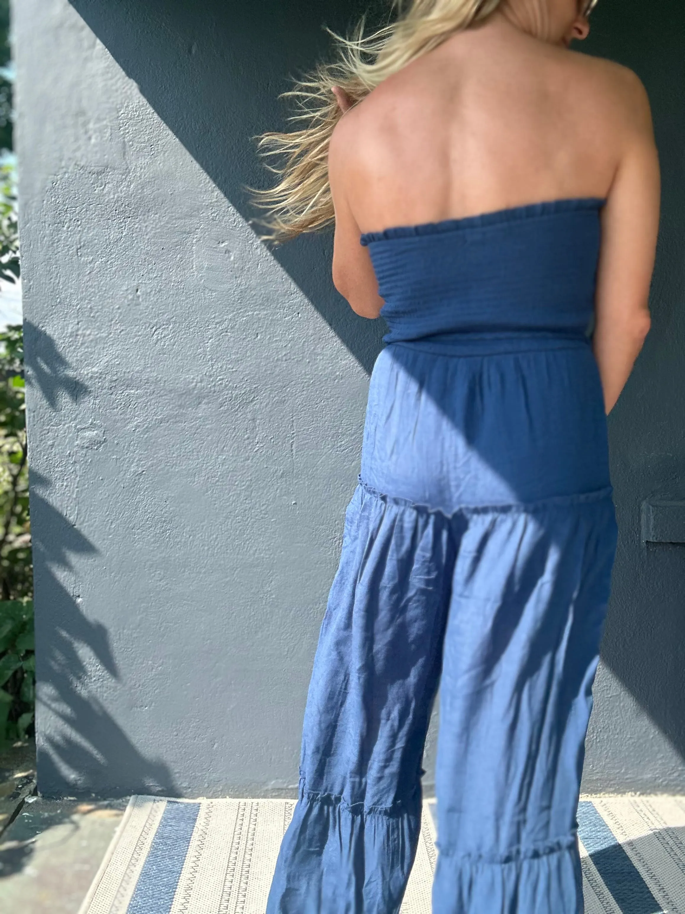 Raquel strapless jumpsuit