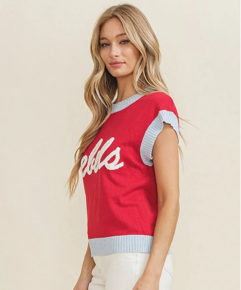 Rebels Game Day Short Sleeve Sweater